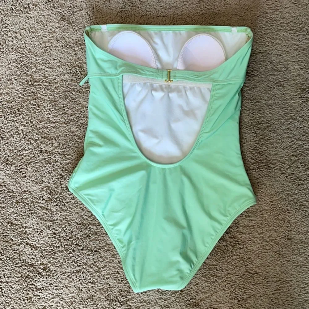 New Gianni Bini strapless one piece swimsuit